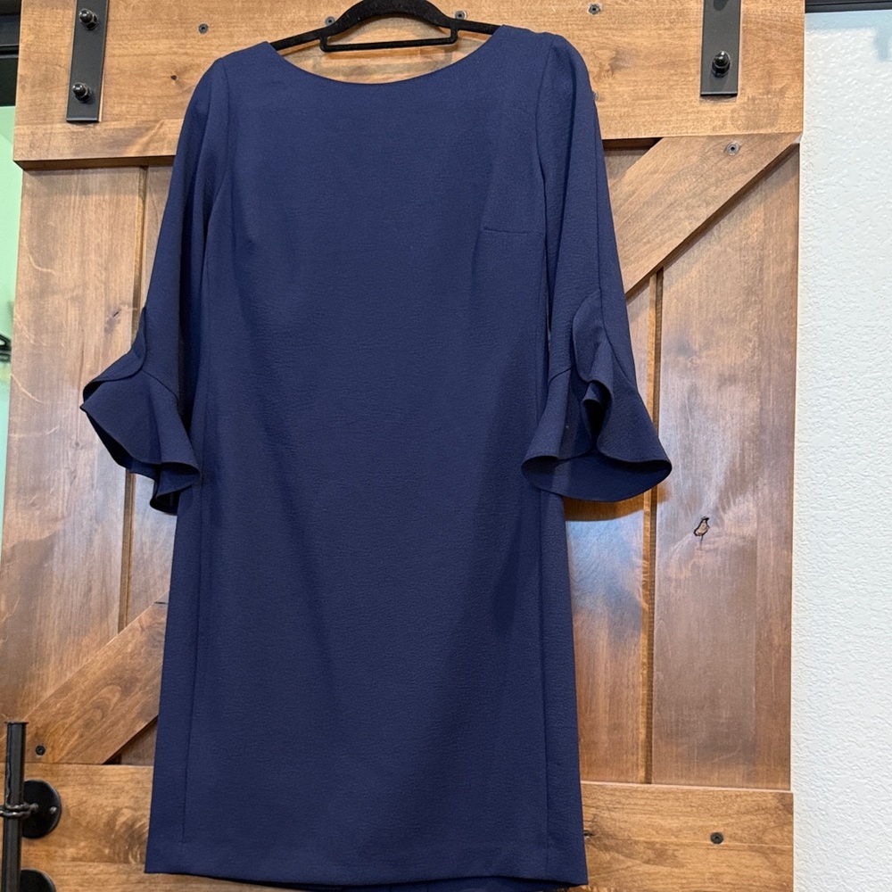 Karl Lagerfeld Elegant Navy Blue Dress Size 10
